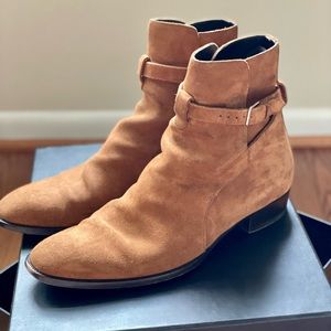 Saint Laurent Wyatt Jodphur - Tan - Mens 44/11